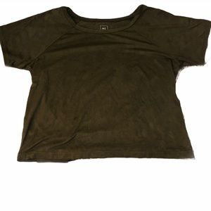 Pacsun Velvet crop top